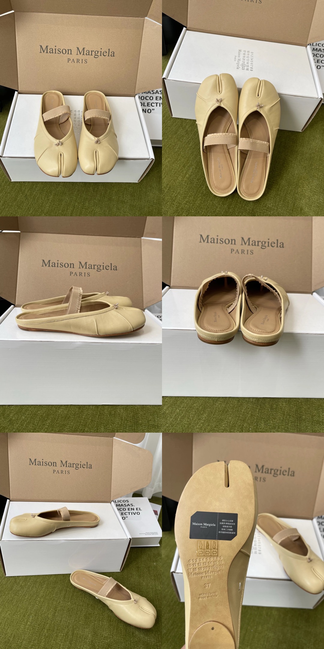 Maison Margiela Tabi ballerina mules - image 11