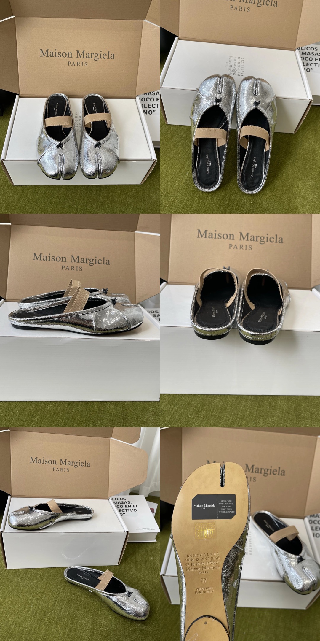 Maison Margiela Tabi ballerina mules - image 12