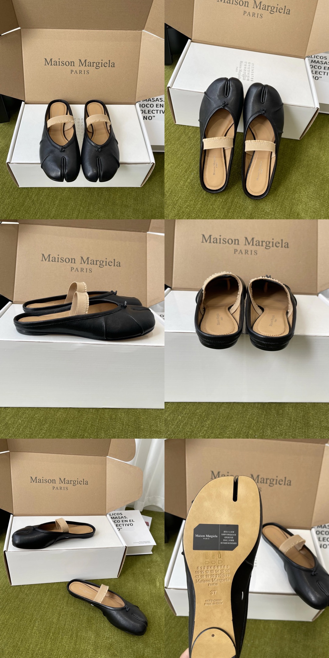 Maison Margiela Tabi ballerina mules - image 13