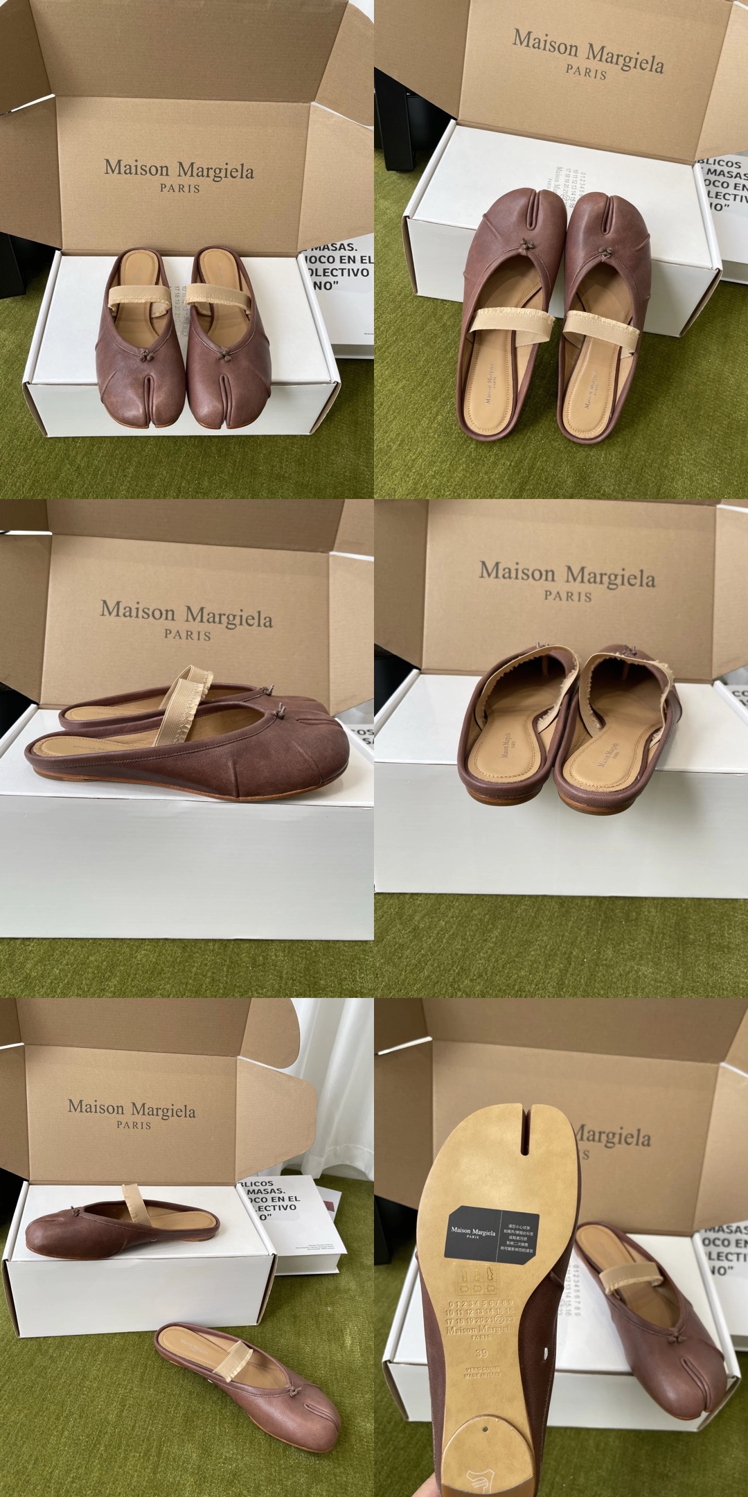 Maison Margiela Tabi ballerina mules - image 14