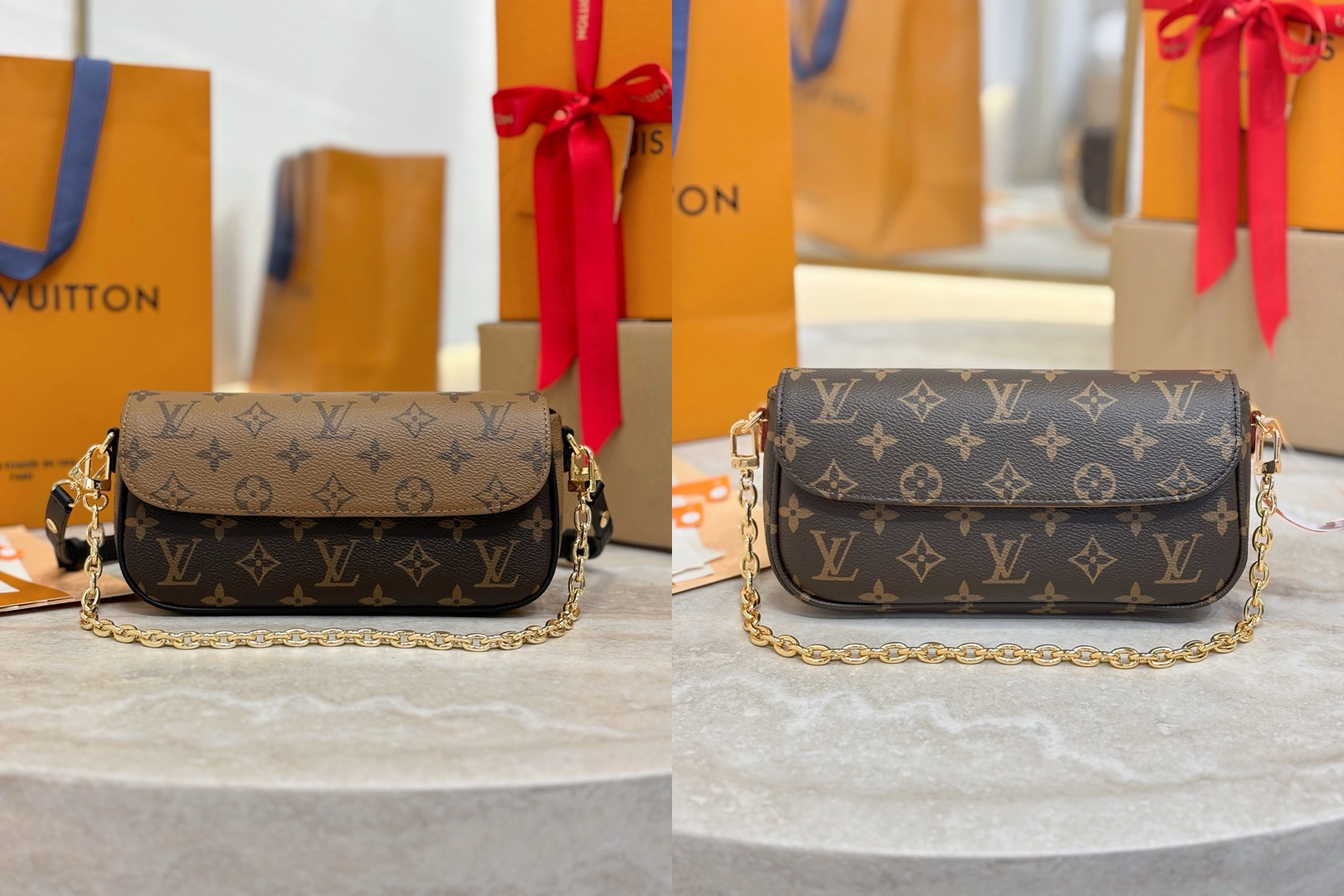 LV Wallet On Chain IVY M81911 - image 8