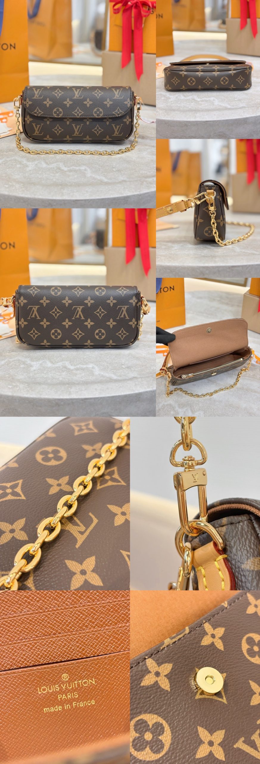 LV Wallet On Chain IVY M81911 - image 10