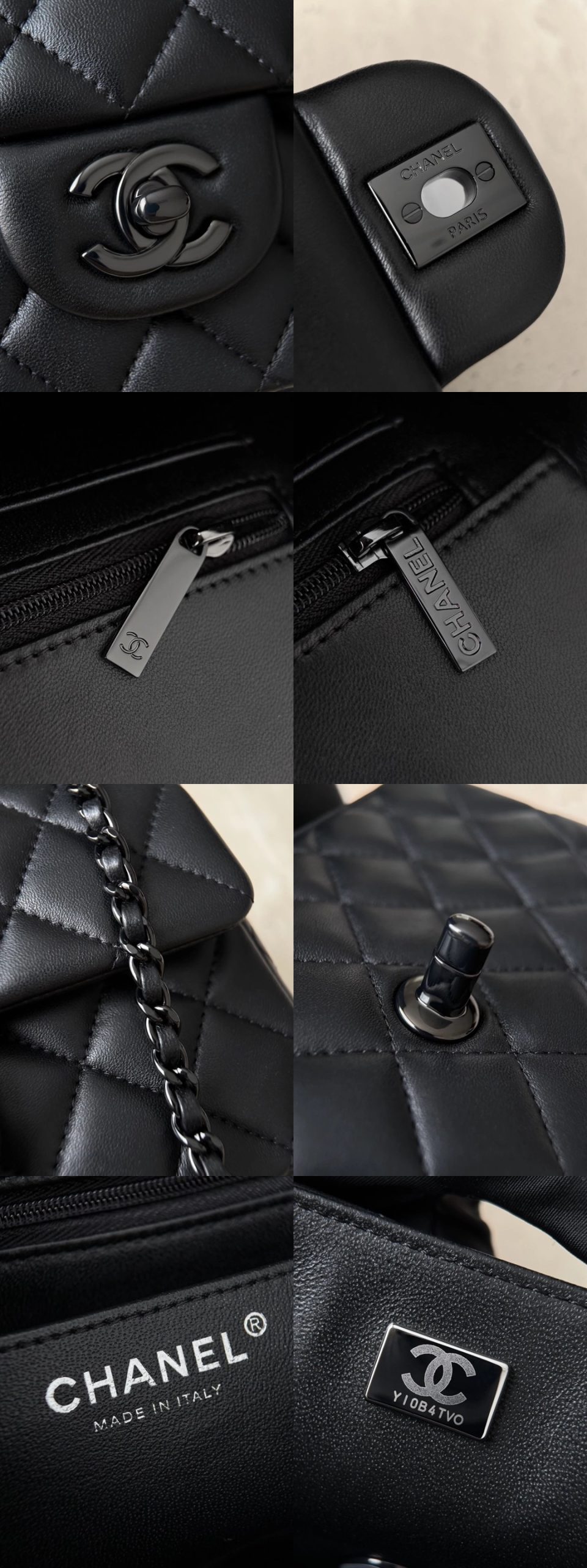 CHANEL 22 Mini Flap Bag with Top Handle Lambskin SoBlack - image 7