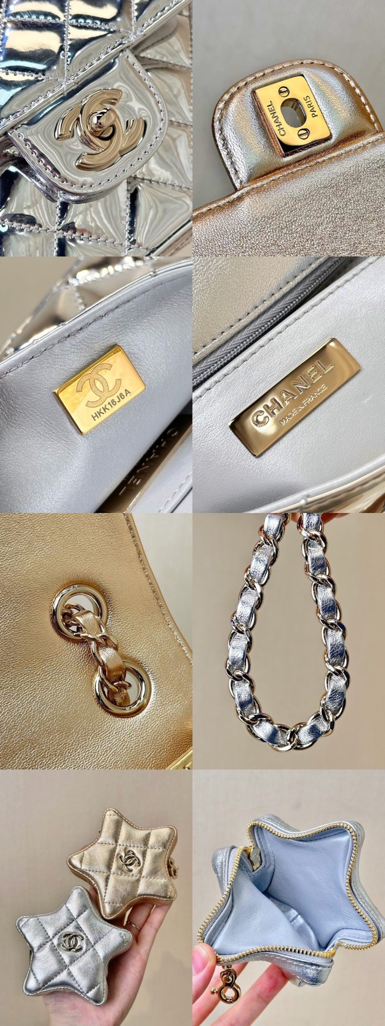 CHANEL Patent Leather Flap Star Bag - image 9