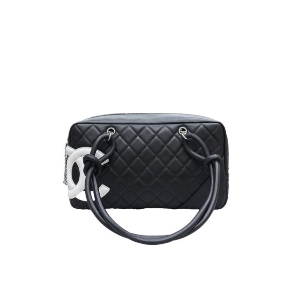 CHANEL Cambon Bowling Hobo Bag Small