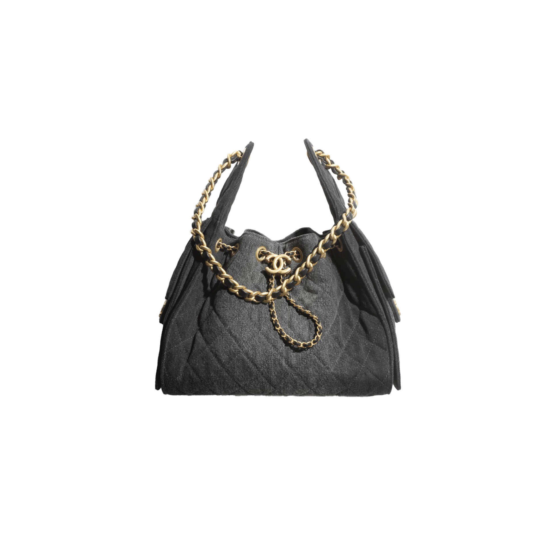 CHANEL 25C 25Bag Wash Denim Grey