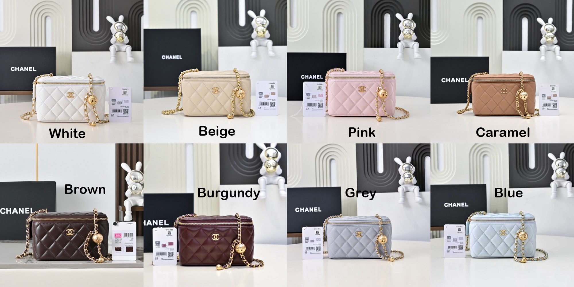 CHANEL 24C Lambskin Vanity Bag - image 7