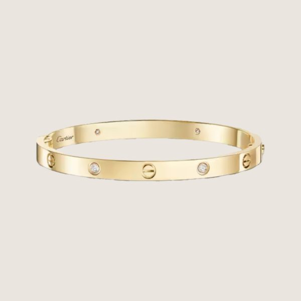 Cartier Love Bracelet Narrow version 4 Diamonds