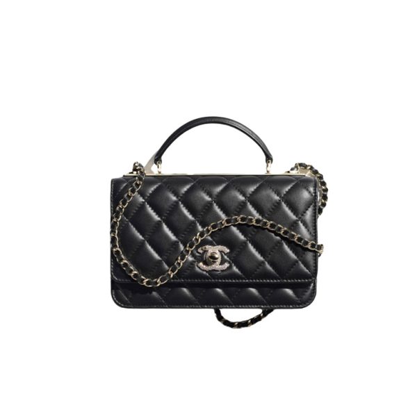 CHANEL 25S Lambskin & Crystal WOC