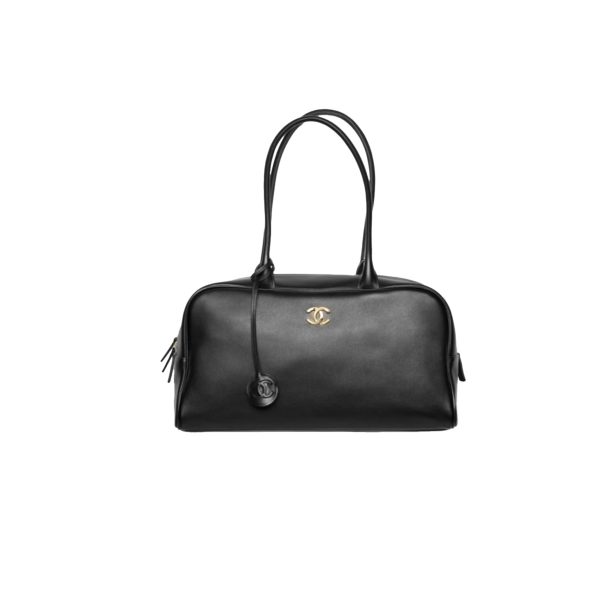 CHANEL Large Bowling Bag Calfskin