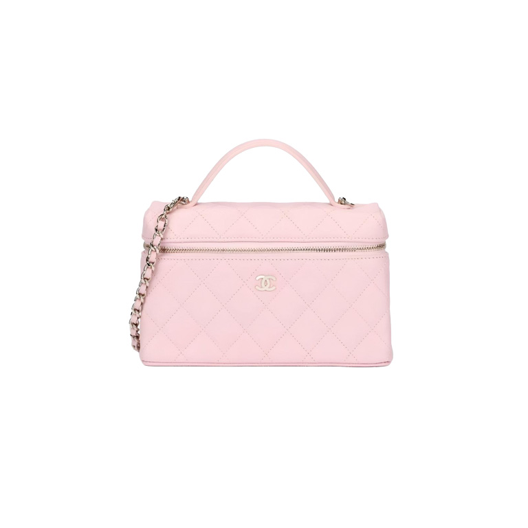 CHANEL Vanity with chain – Grained calfskin