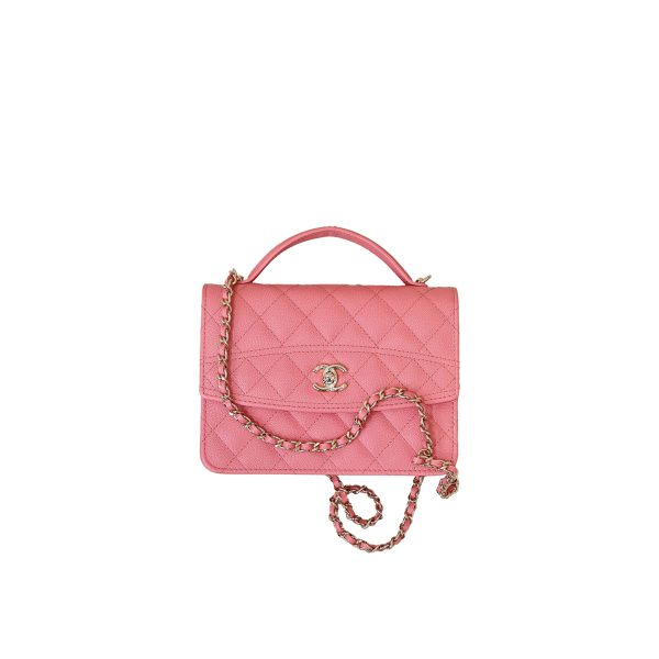 CHANEL 25C Chain Backpack Calfskin