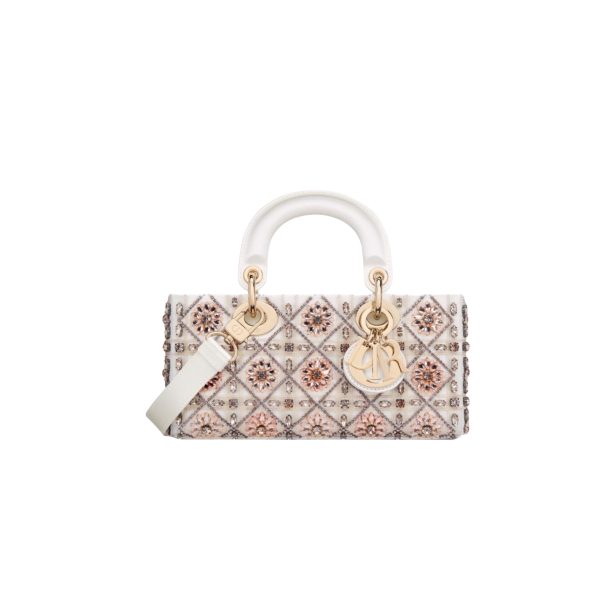 Small Lady D-joy Tas Flower Cannages Calfskin