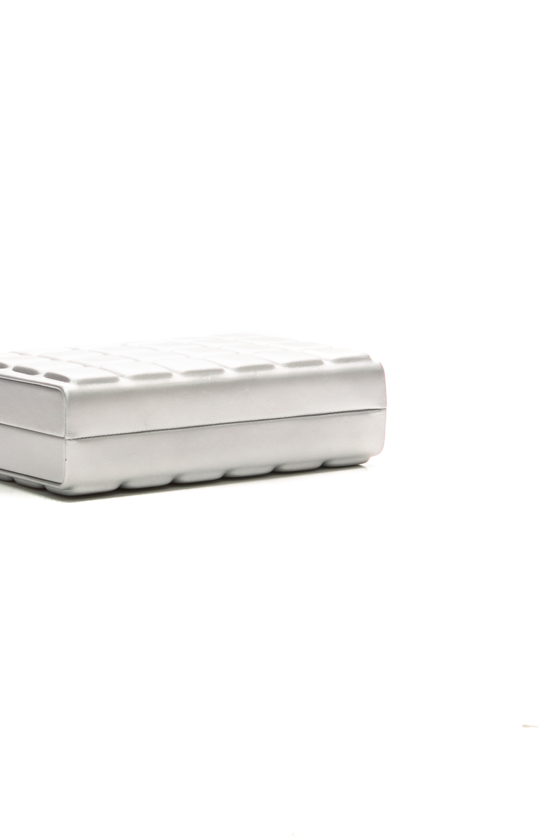 Chanel Chocolate Bar Frame Clutch on Chain - image 4