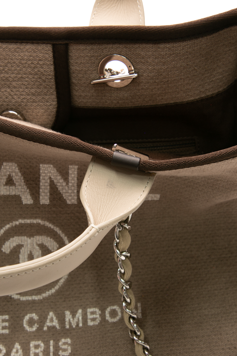 Chanel Deauville Medium Shopping Tote - image 6