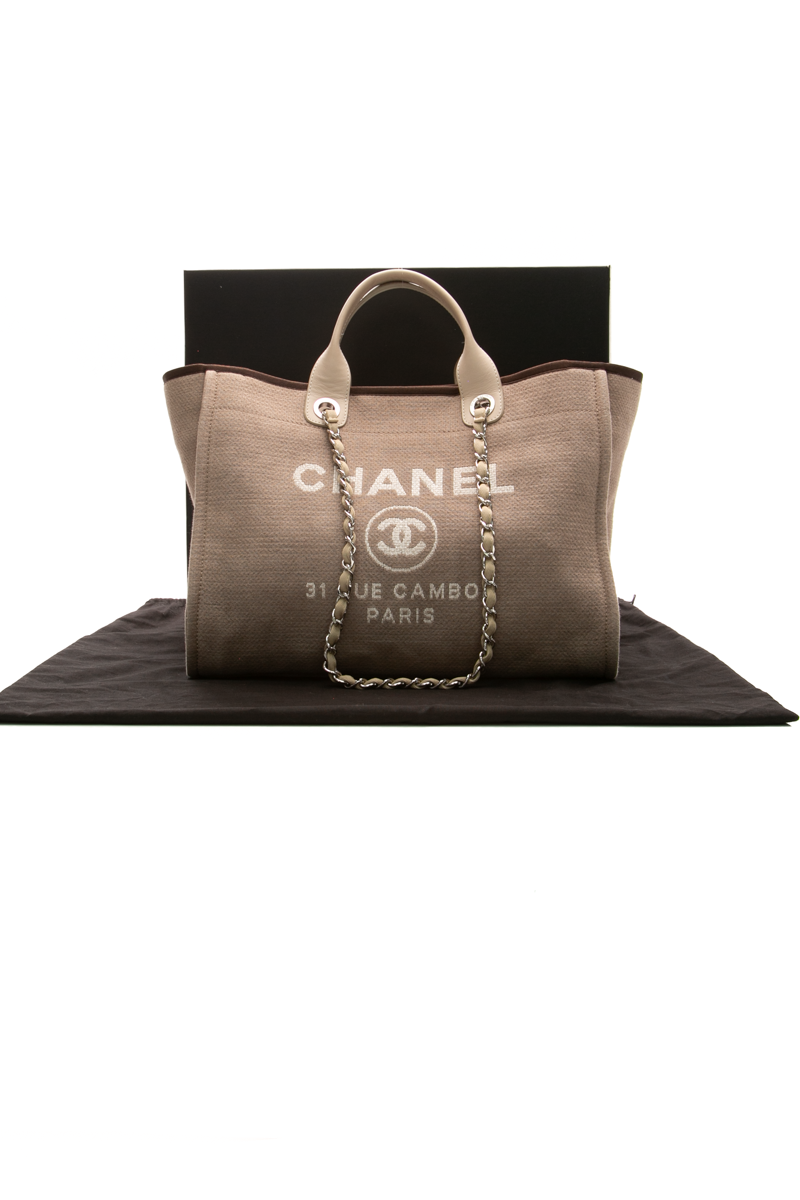 Chanel Deauville Medium Shopping Tote - image 9