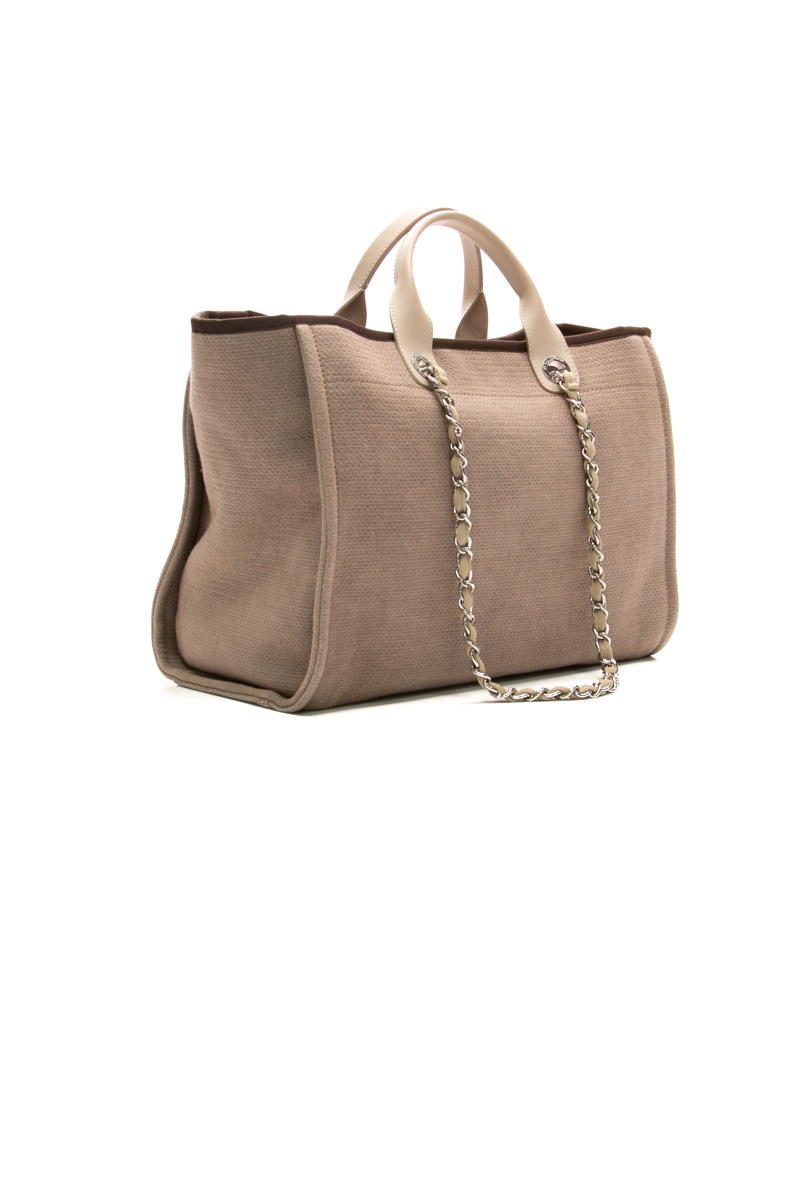 Chanel Deauville Medium Shopping Tote - image 3