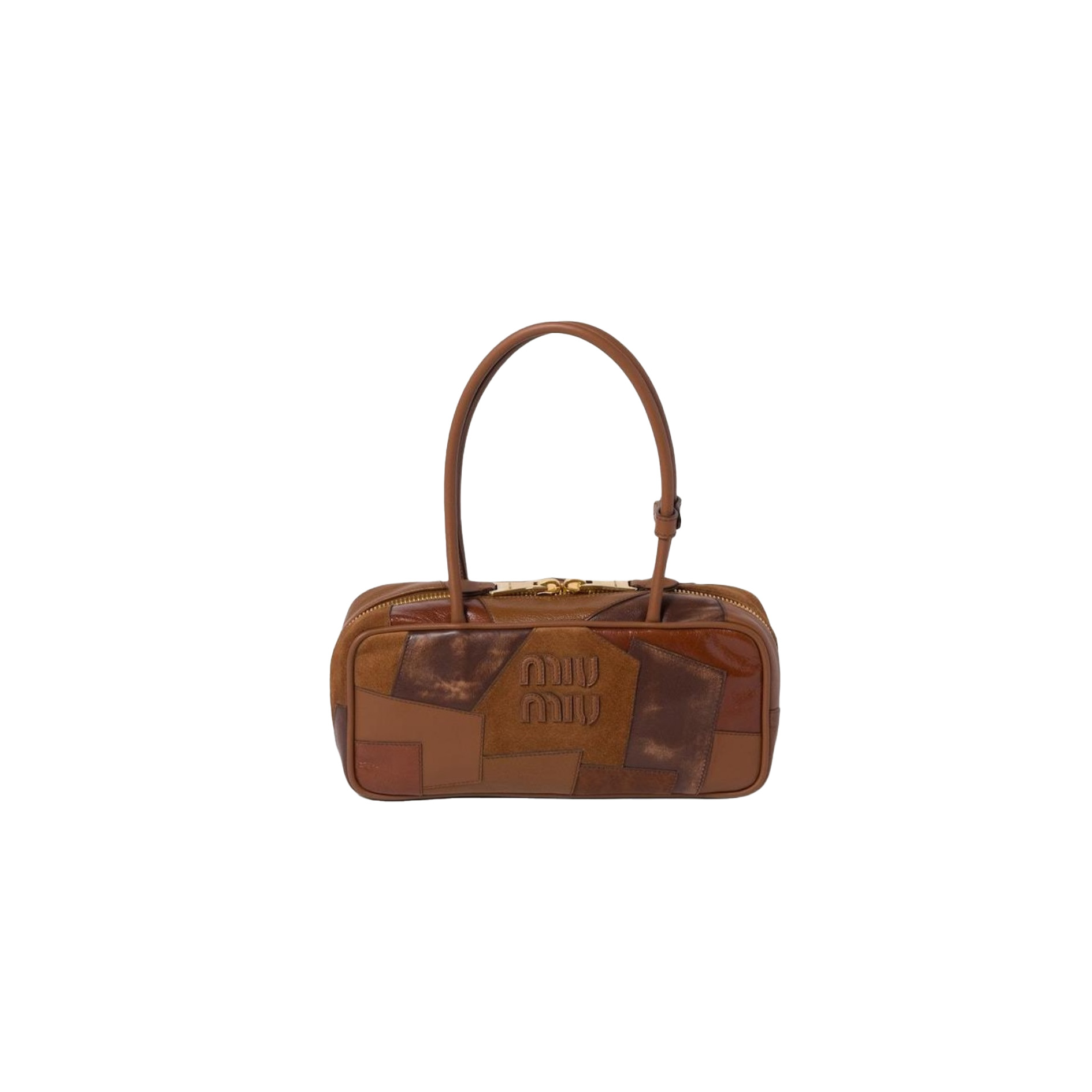 MIUMIU Beau leather patchwork bag - image 1