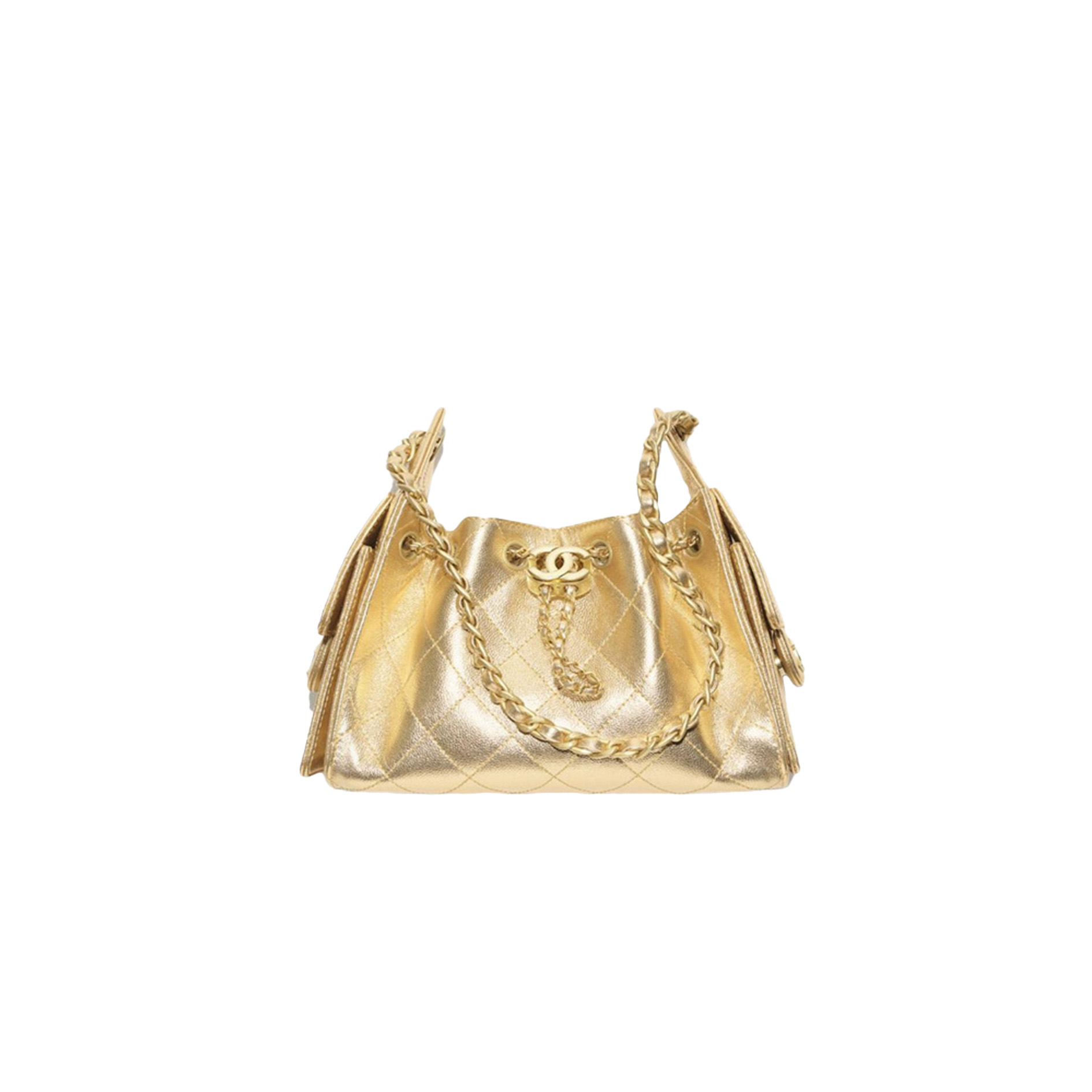 CHANEL 26C Hobobag Gold Color