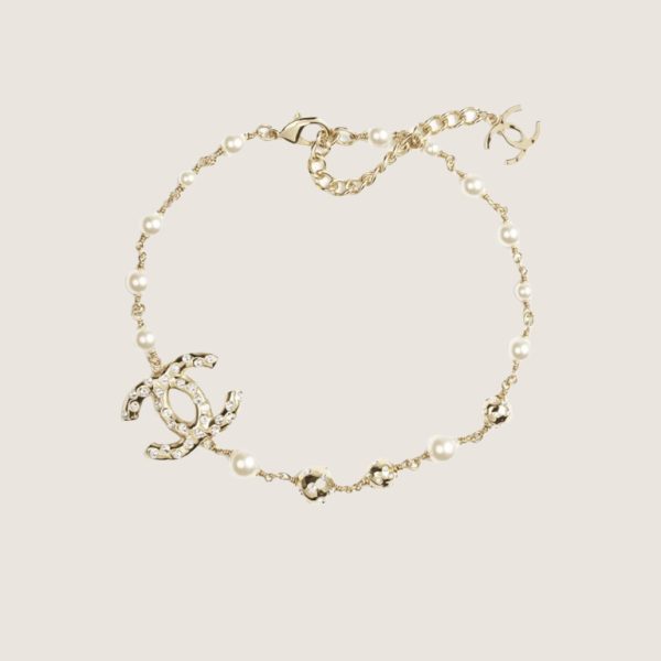 CHANEL Metal Artificial Pearl Necklaces