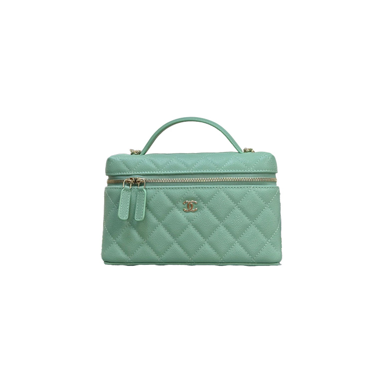 CHANEL Vanity with chain – Grained calfskin