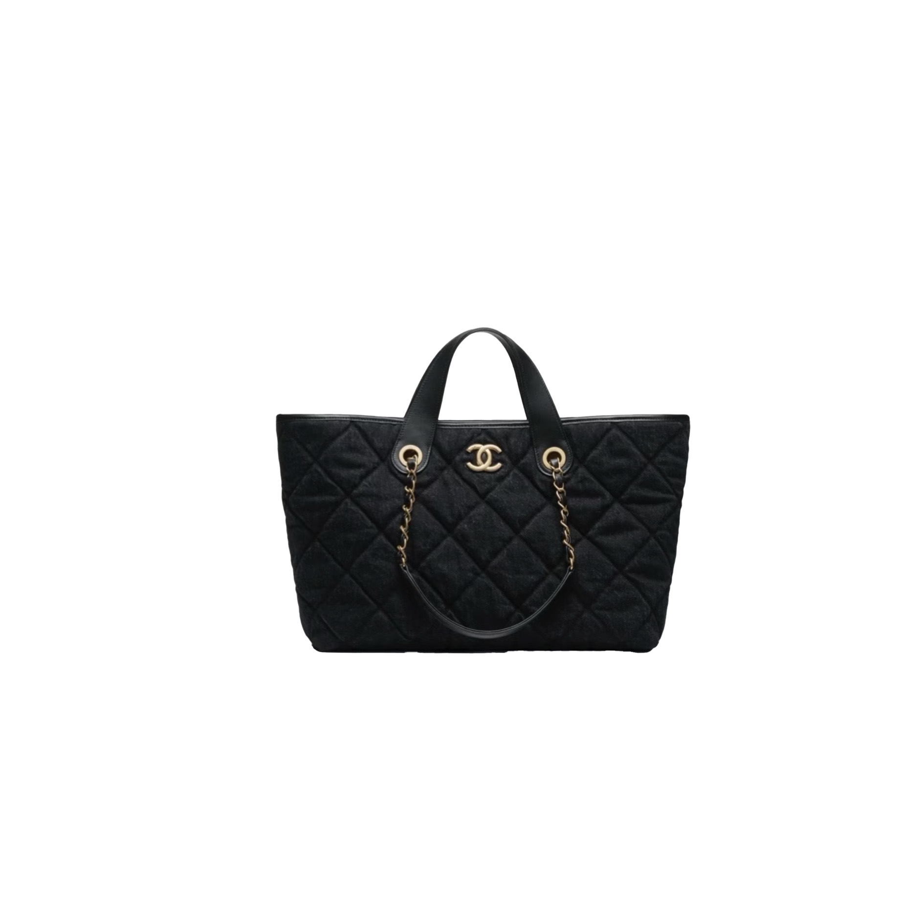 CHANEL 26C Shopping Bag Washed Denim