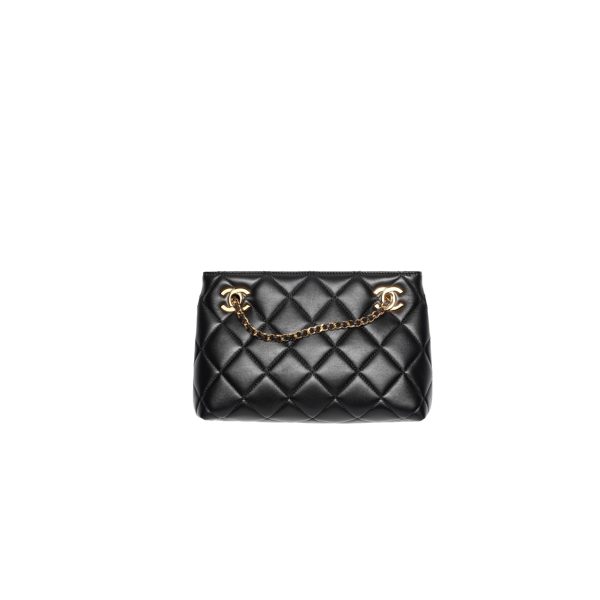 CHANEL Small Tote Lambskin