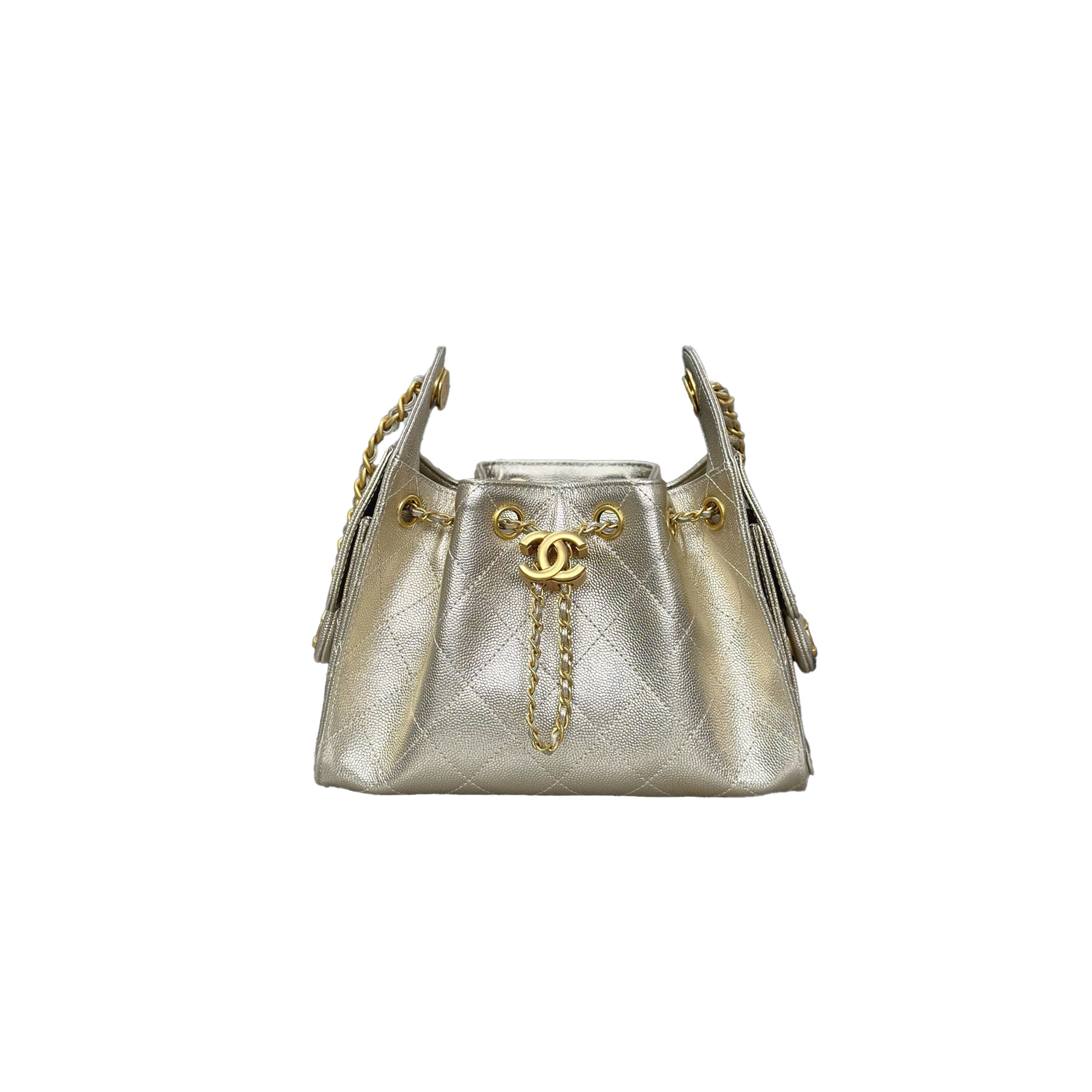 CHANEL 26C 25Bag MINI Caviar leather In Metallic Color
