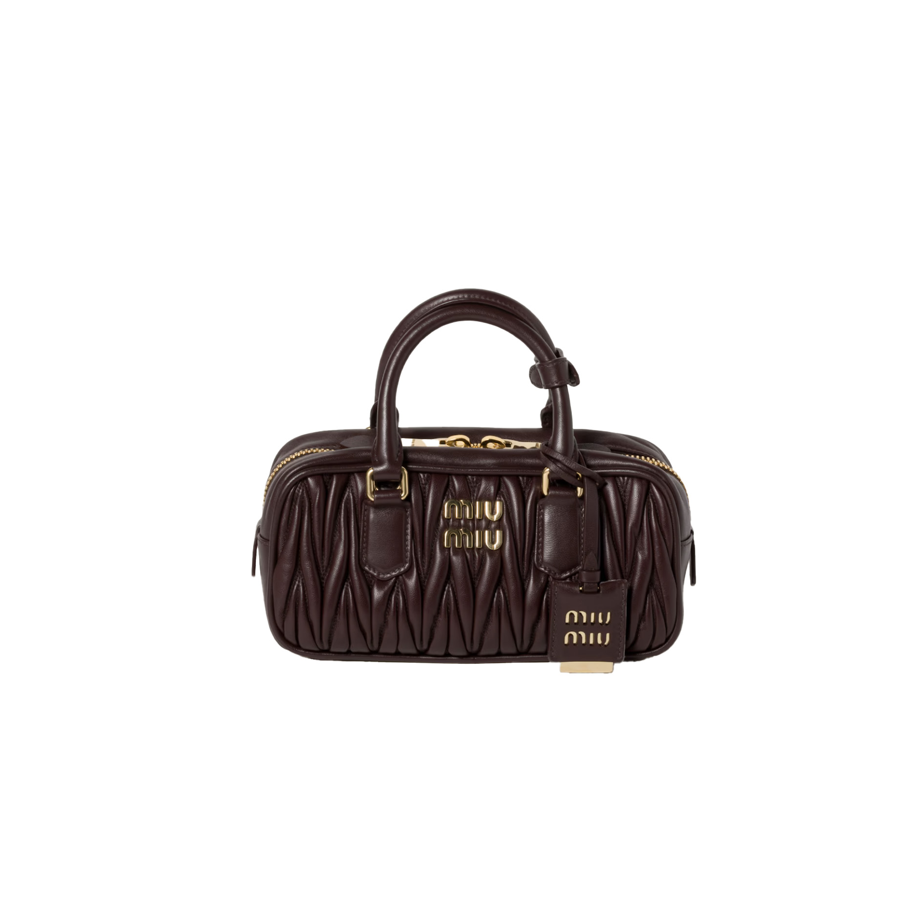 MIUMIU Arcadie matelassé nappa leather bag – 22cm - image 1