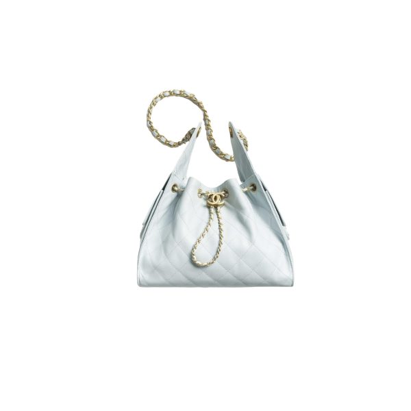 CHANEL 25A Hobo Bag Caviar leather In Light Blue