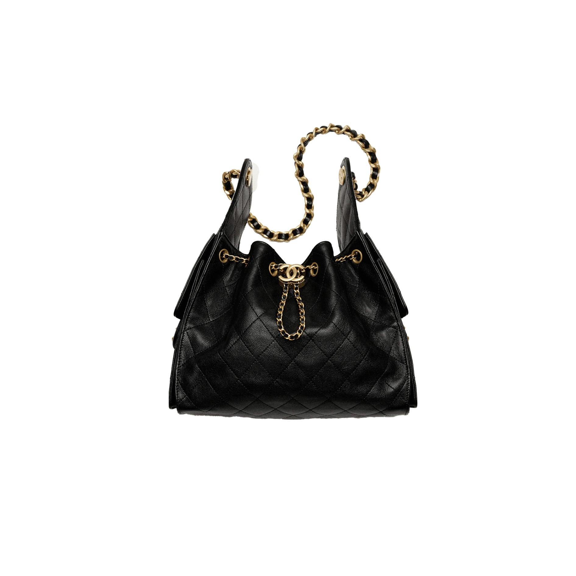 CHANEL 25C Hobo Bag In Black