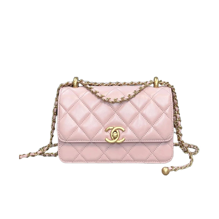CHANEL Classic WOC with Double Gold Ball Charm