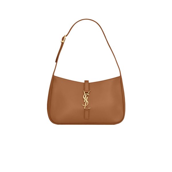 YSL LE5A7 Hobo Bag In Dune