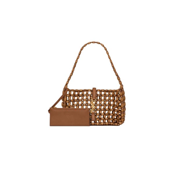 YSL LE 5 À 7 in wood beads
