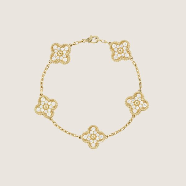 VCA Vintage Alhambra pendant- Full Diamonds