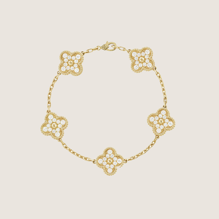 VCA Vintage Alhambra pendant- Full Diamonds - image 1