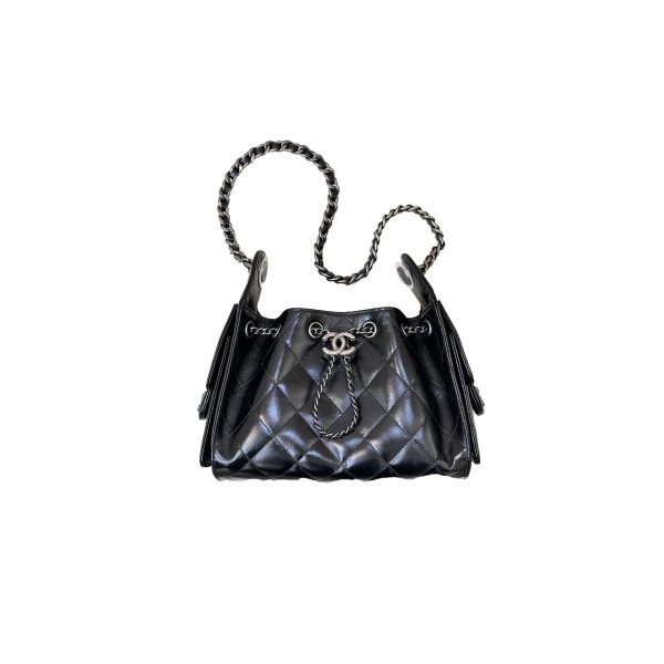 CHANEL 26C 25Bag Aged Calfskin In Black