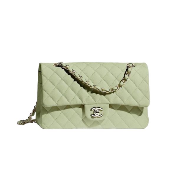 CHANEL Classique Flap Medium Handbag Caviar Leather