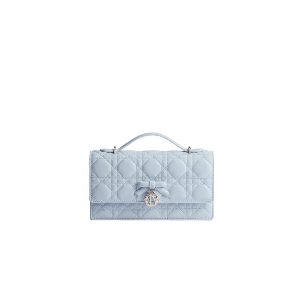 Mini My Dior Bag Ice Blue Cannage Lambskin