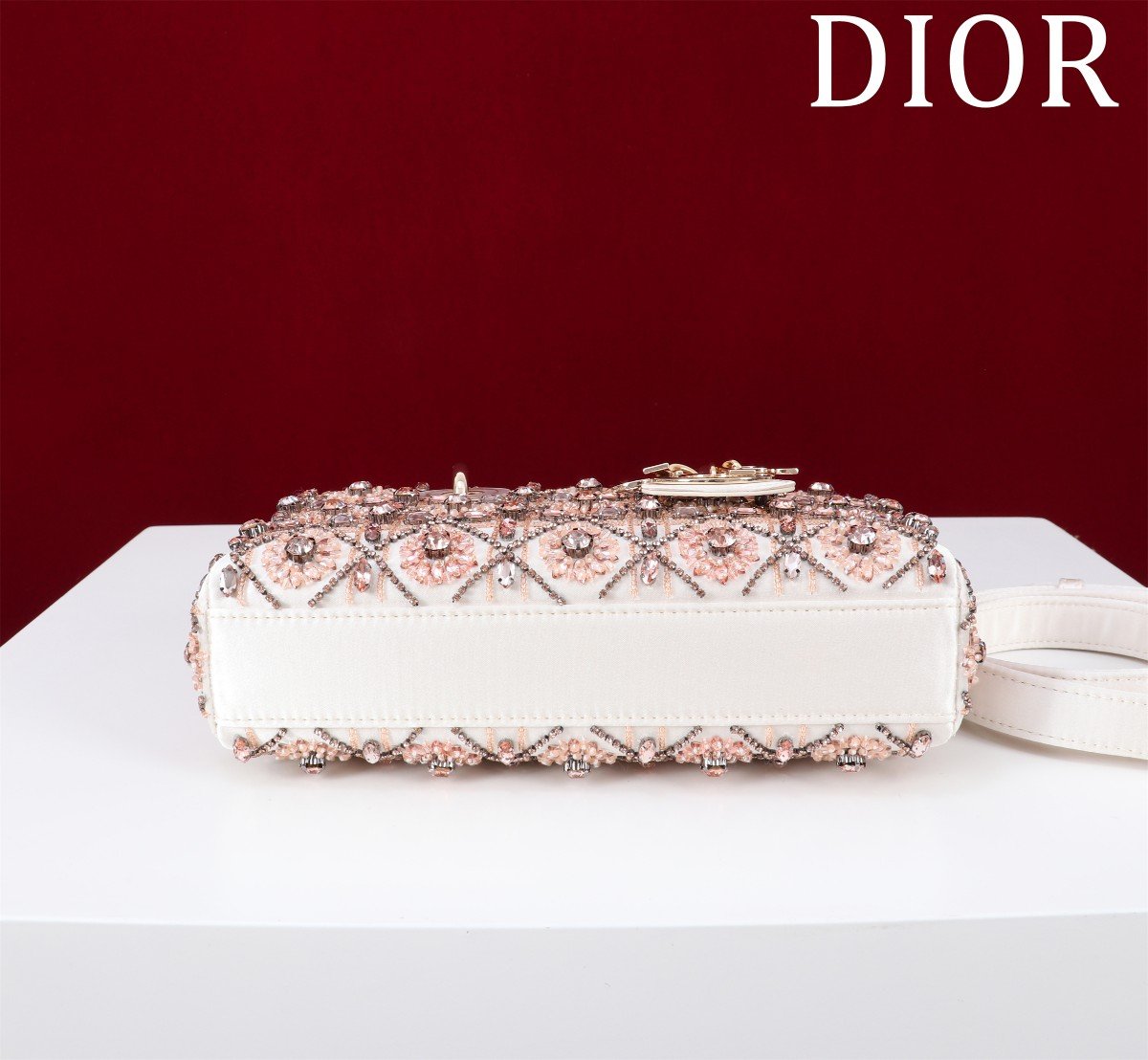 Small Lady D-joy Tas Flower Cannages Calfskin - image 5