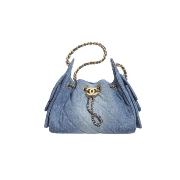 CHANEL 26C MINI Hobo Bag Denim