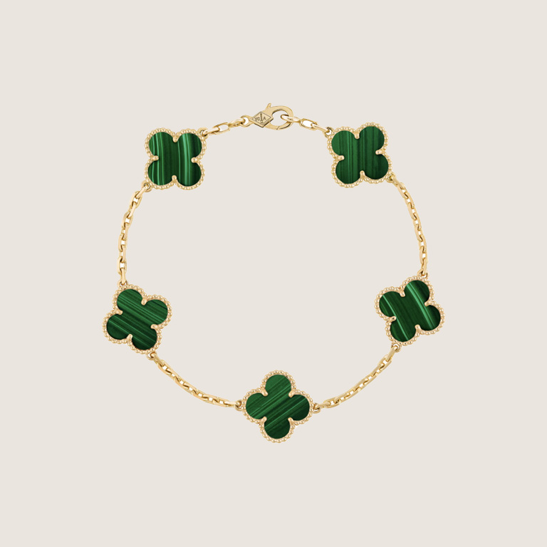 VCA Vintage Alhambra pendant-Malachite - image 1