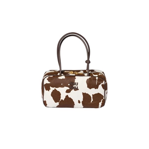 MIUMIU Printed leather Beau bag