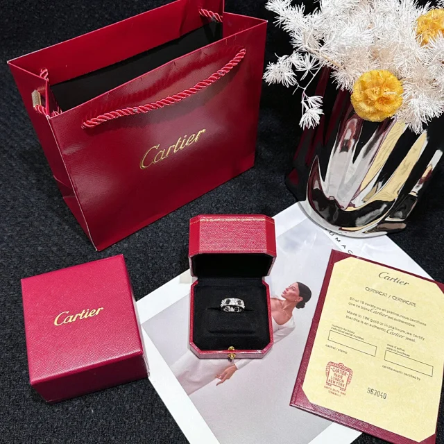 Cartier Love diamond-paved ceramic White gold - image 8