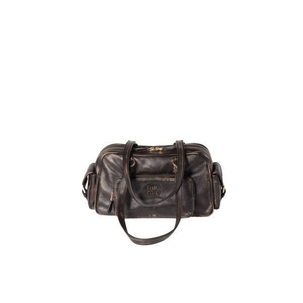 MIUMIU Pocket nappa leather top-handle bag