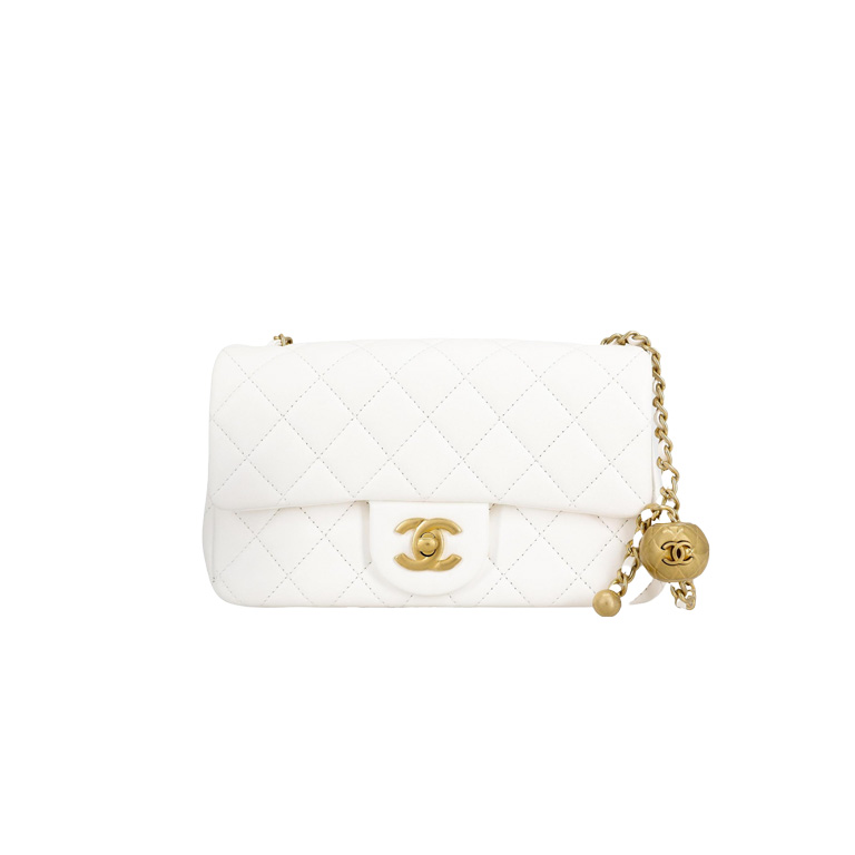 CHANEL Classic Flap CF with Gold Ball Charm – 20cm
