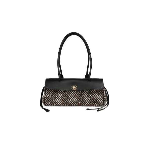 CHANEL Small Shopping Bag Tweed Calfskin