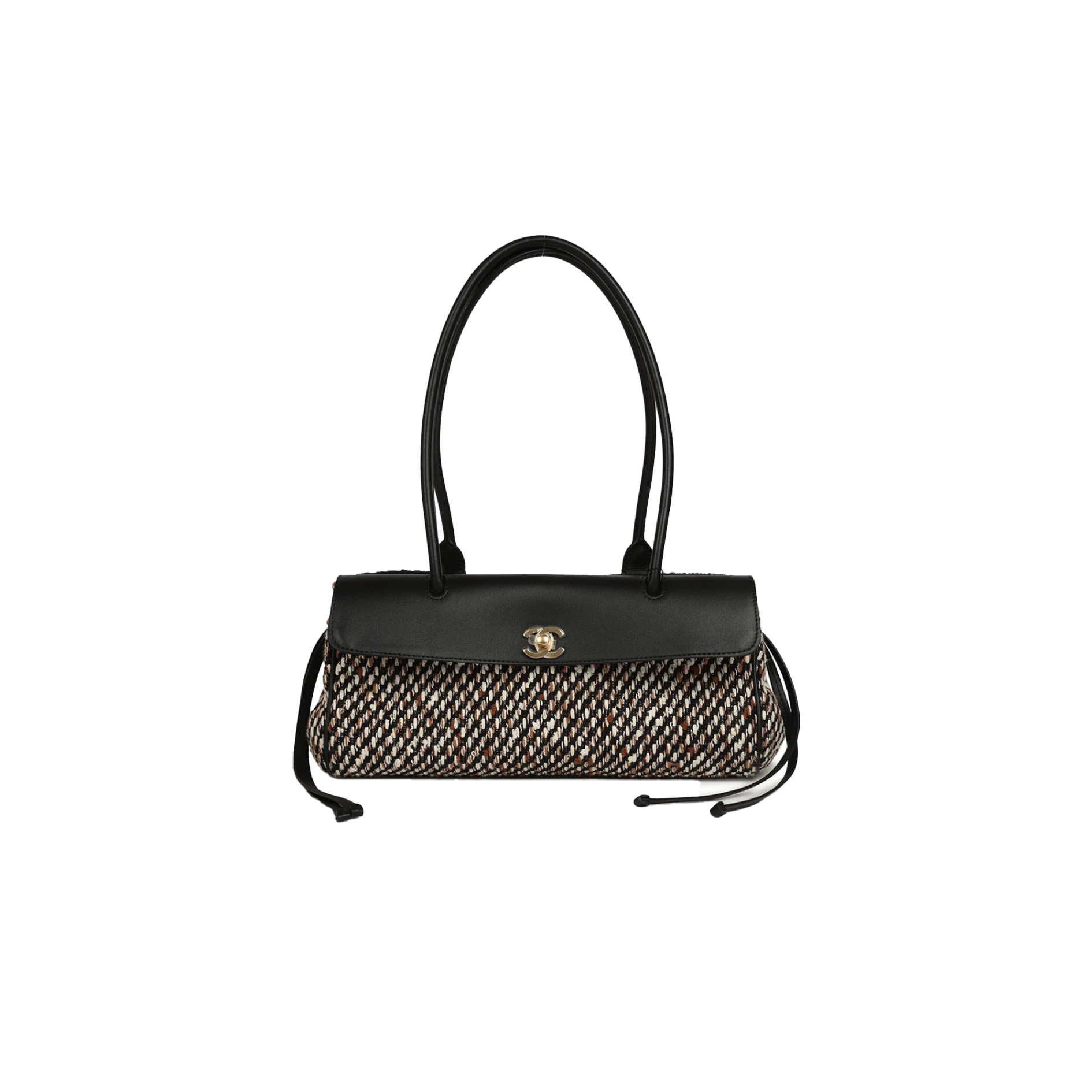 CHANEL Small Shopping Bag Tweed Calfskin