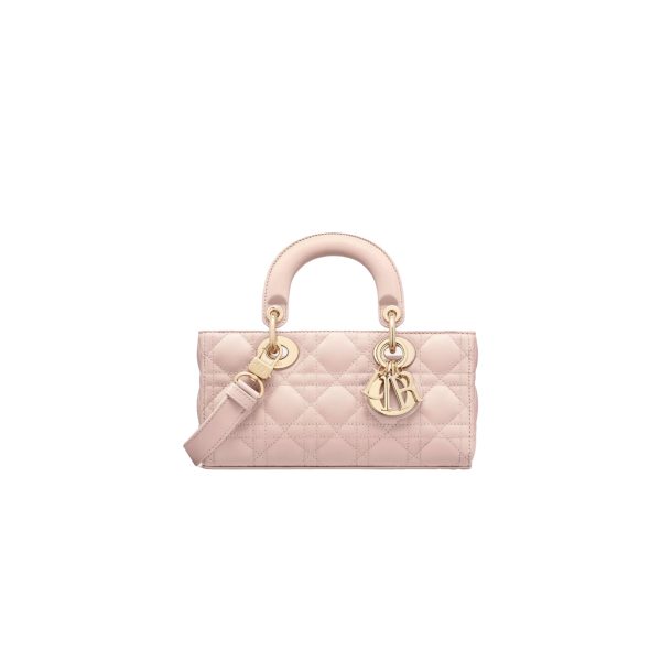 DIOR Lady D-Joy Bag Cannage Lambskin Rose des Vents