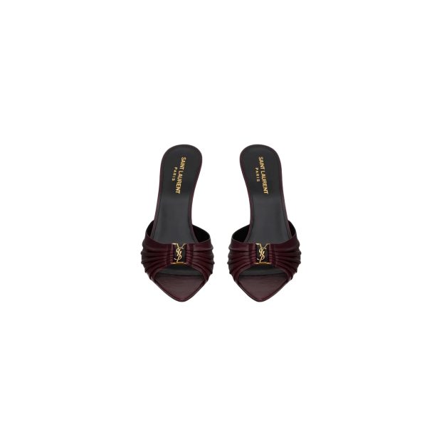 YSL Babylone Smooth Leather Mules